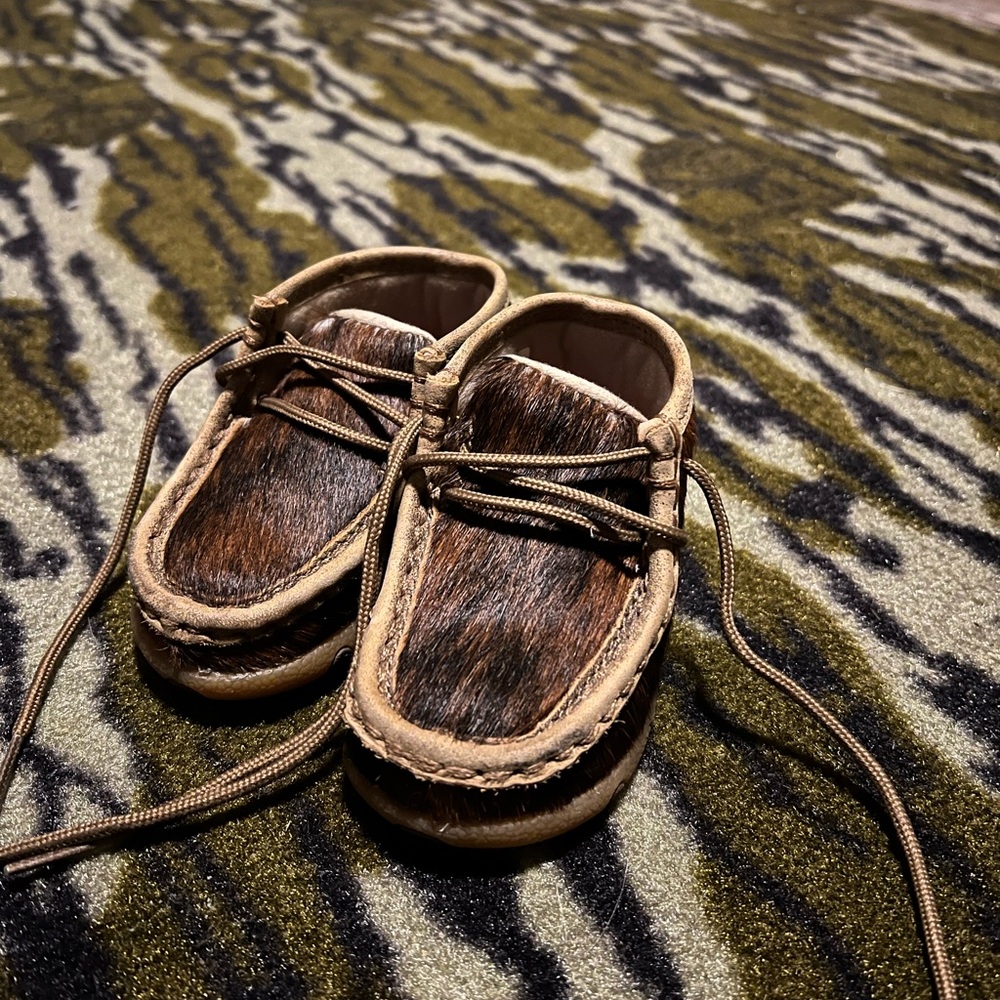 TwistedX Brown Leather Kids Shoes